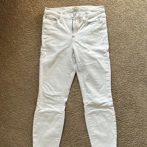 White Skinny Jcrew jeans size 28P